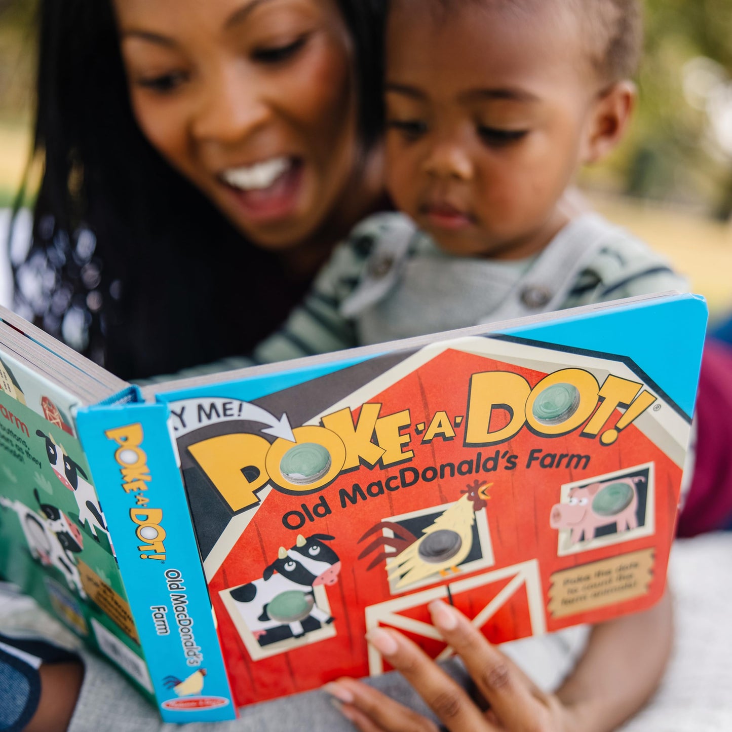 Melissa & Doug Poke-a-Dot – La Ferme du Vieux MacDonald | Livre Interactif Enfants 3 ans+