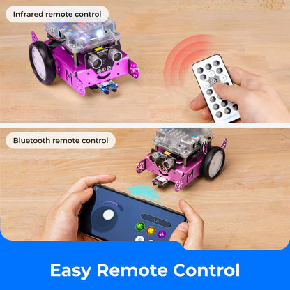 Kit Robot Makeblock mBot avec Boîte de Codage Scratch – Projets STEM pour Enfants 8-12 ans | Programmation Scratch & Arduino