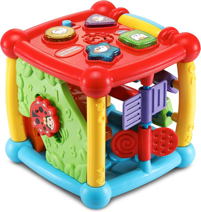 VTech Cube d'Activités Busy Learners — 5 Faces Interactives, Musique & Lumières | 6 Mois à 3 Ans