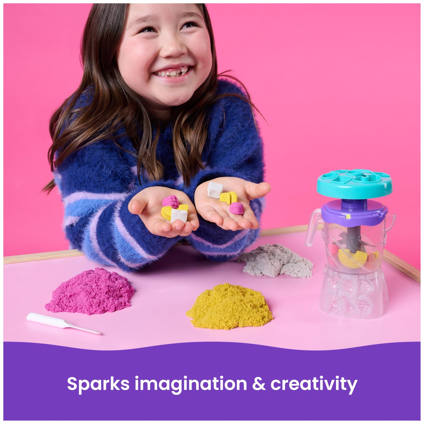 Kinetic Sand – Salon de glaces parfumé | Sable sensoriel pour enfants dès 3 ans