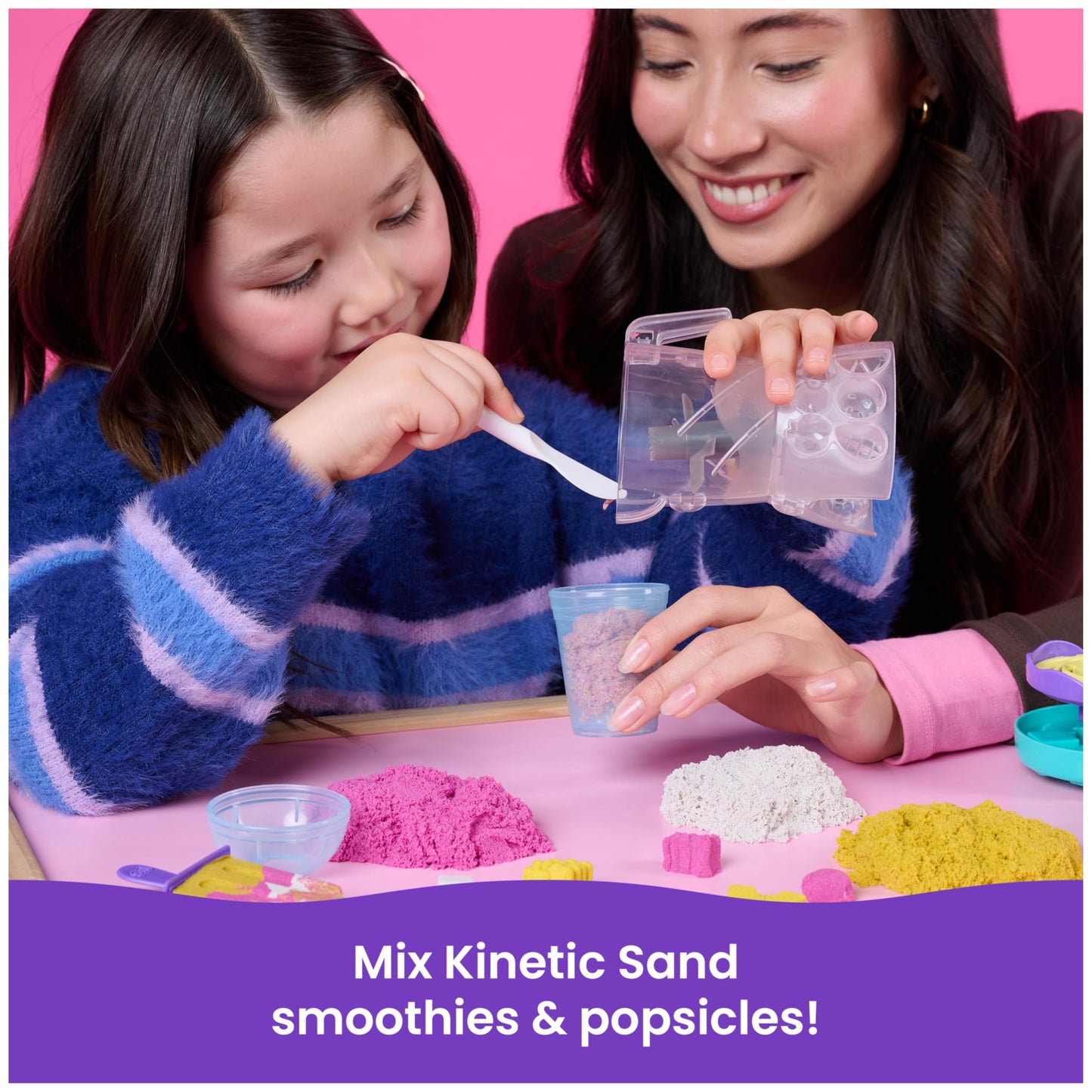 Kinetic Sand – Salon de glaces parfumé | Sable sensoriel pour enfants dès 3 ans
