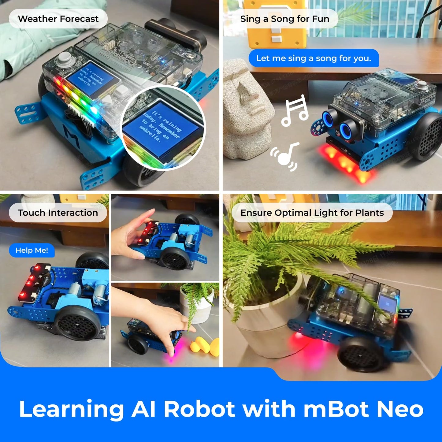 Makeblock mBot2 – Kit Robotique STEM | Robot Programmable pour Enfants 8-12 ans