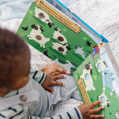 Melissa & Doug Poke-a-Dot – La Ferme du Vieux MacDonald | Livre Interactif Enfants 3 ans+