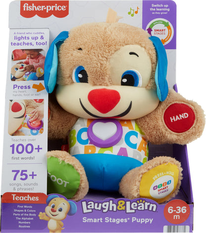 Fisher-Price Chiot Musical Laugh & Learn — 4 Langues | 6 Mois à 3 Ans