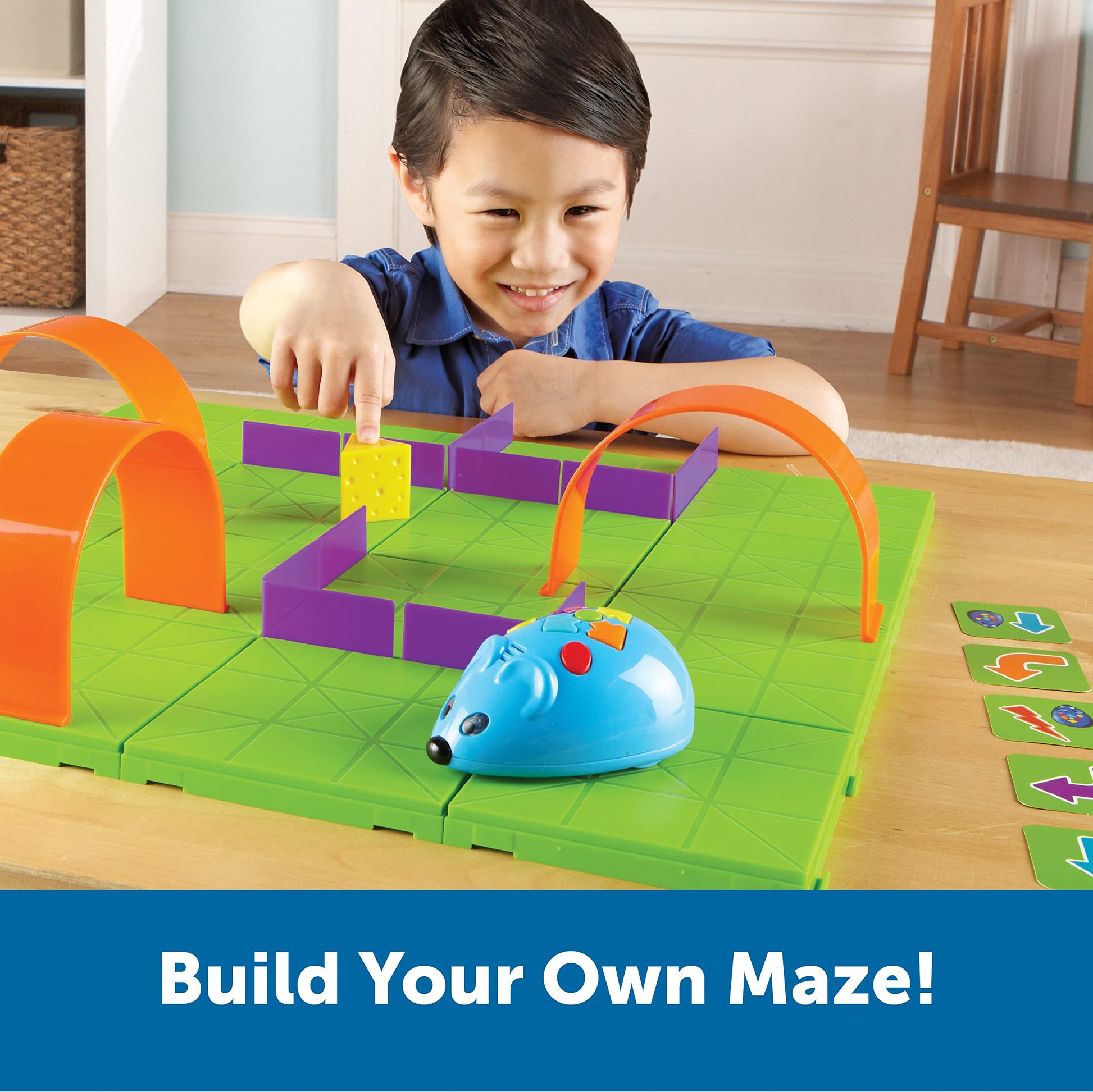 Learning Resources Code & Go Robot Mouse Activity Set - 83 pieces, Ages 4+ Coding Robot For Kids, STEM Toys For Boys And Girls - LumeraKids
