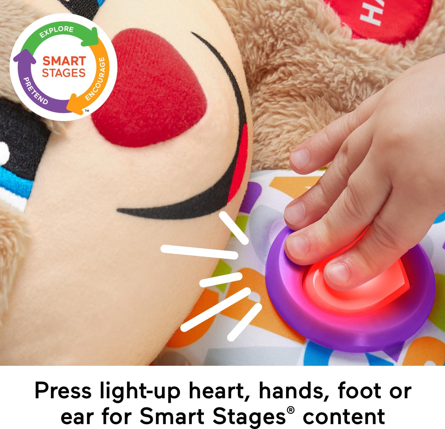 Fisher-Price Chiot Musical Laugh & Learn — 4 Langues | 6 Mois à 3 Ans