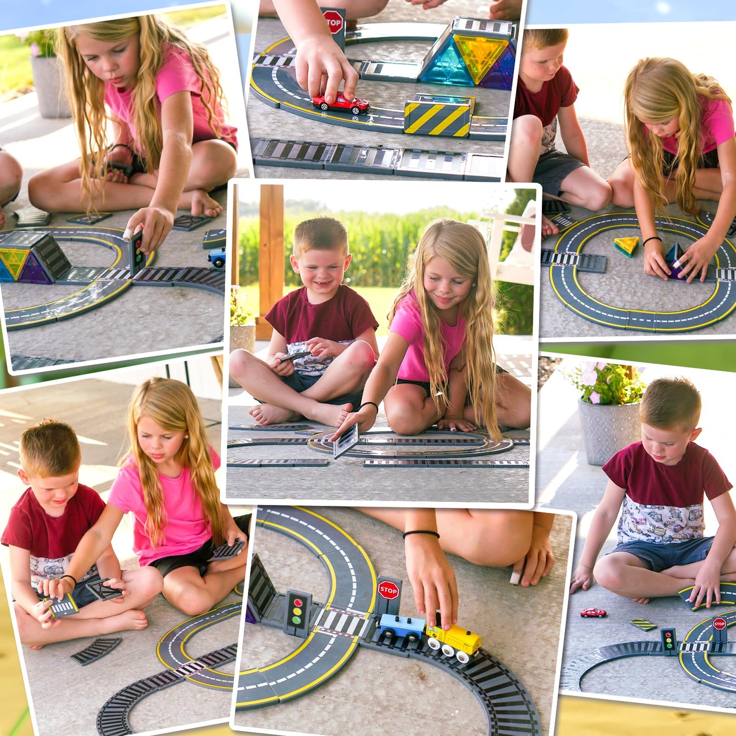 Soyee Tuiles Magnétiques STEM Montessori | Jeu de Construction 3D Enfants 3 ans+