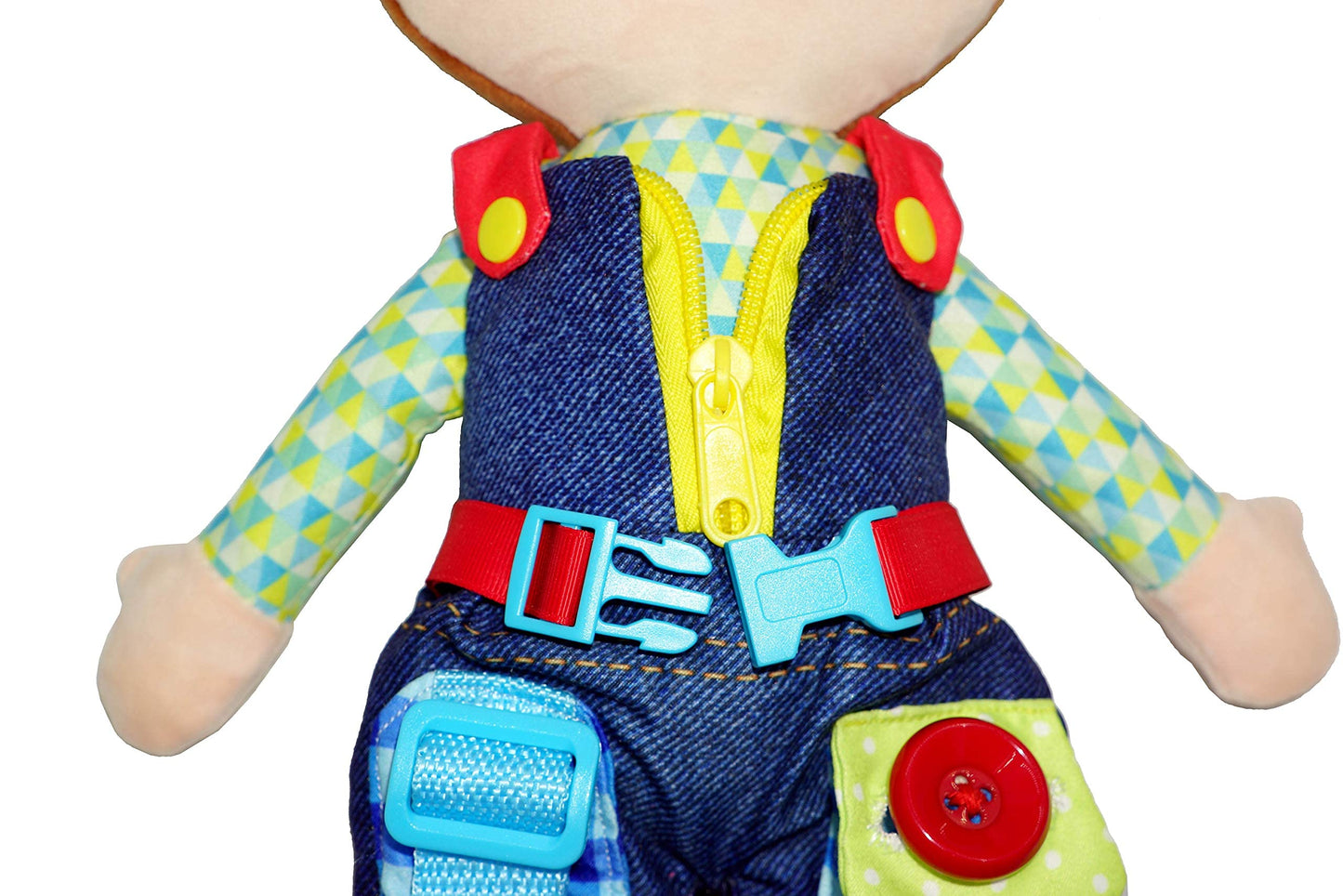 Poupée Éducative Dressy Friends – Prénom Personnalisable | Montessori Apprendre à S'habiller | Cadeau Filles & Garçons 2 ans+