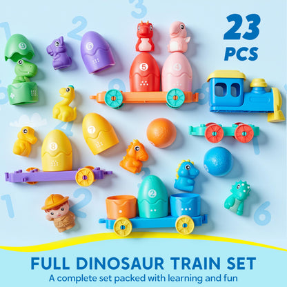Train Éducatif Montessori pour Bébés 1-3 ans | Tri, Comptage & Animaux
