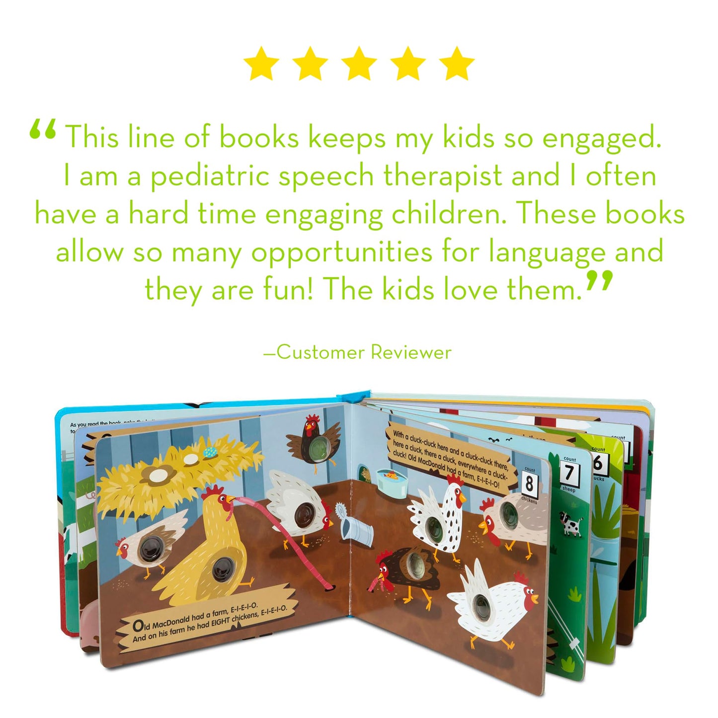 Melissa & Doug Poke-a-Dot – La Ferme du Vieux MacDonald | Livre Interactif Enfants 3 ans+