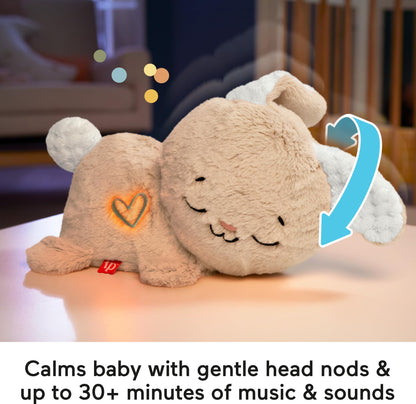 Fisher-Price Loutre Apaisante avec Mouvements Respiratoires — Machine à Sons, Lumières & Musique Douce pour Nouveau-Nés