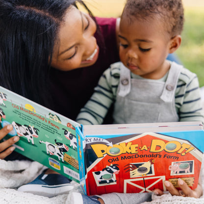 Melissa & Doug Poke-a-Dot – La Ferme du Vieux MacDonald | Livre Interactif Enfants 3 ans+