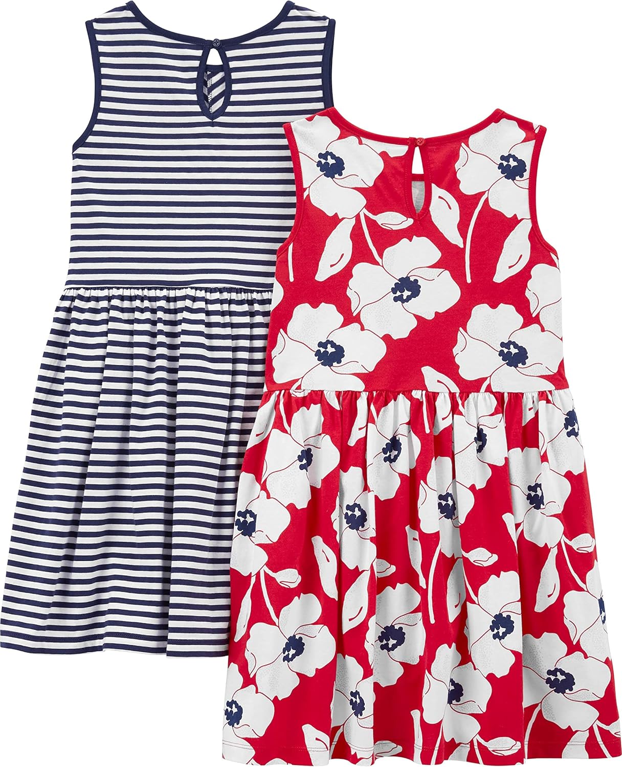 Lot de 2 Robes Filles – Simple Joys by Carter's | 100% Coton