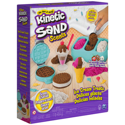 Kinetic Sand – Salon de glaces parfumé | Sable sensoriel pour enfants dès 3 ans