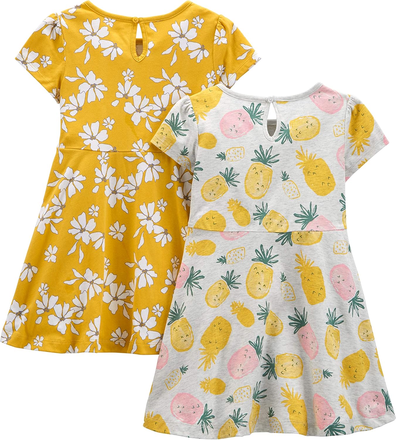Lot de 2 Robes Filles – Simple Joys by Carter's | 100% Coton