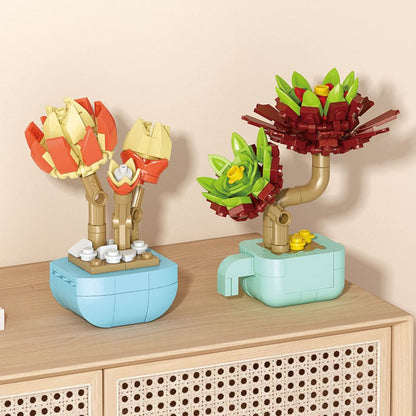 Succulent Small Particle Building Blocks Toy - 0 - LumeraKids