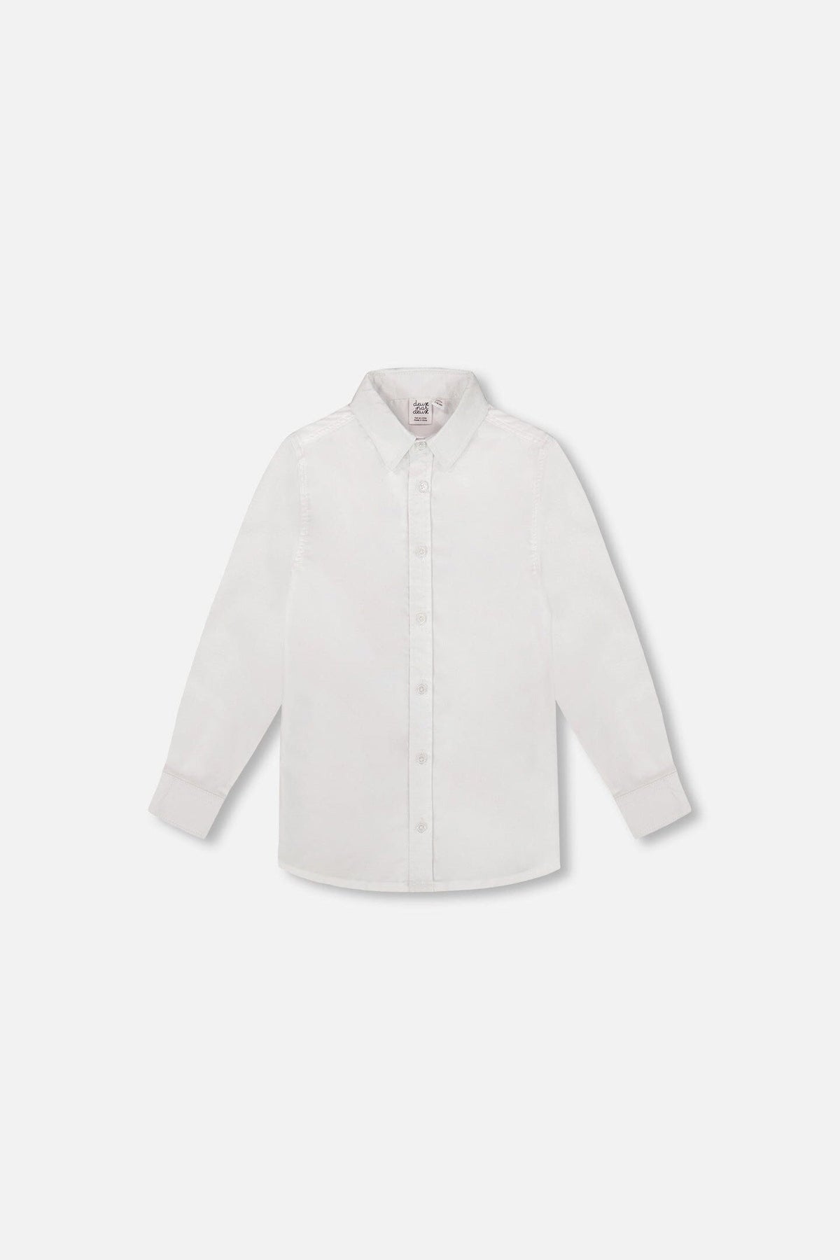 Button Down Long Sleeve Shirt White