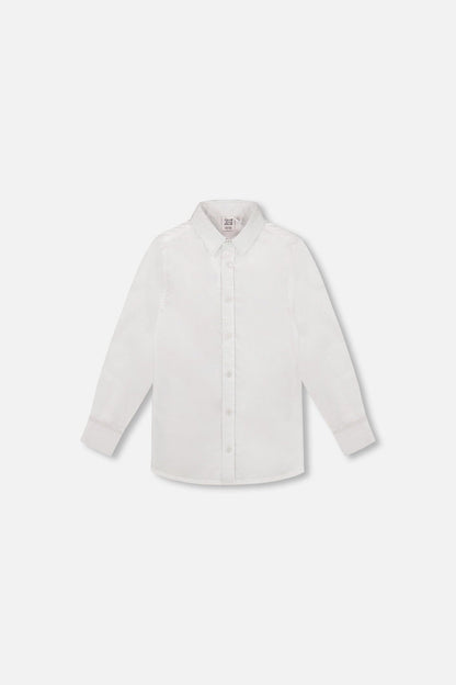 Button Down Long Sleeve Shirt White