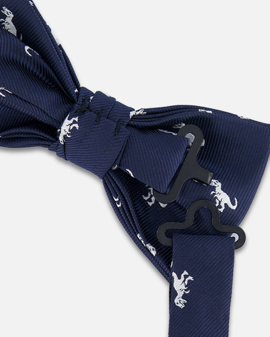 Bow Tie Blue Dino Print - Accessories - LumeraKids