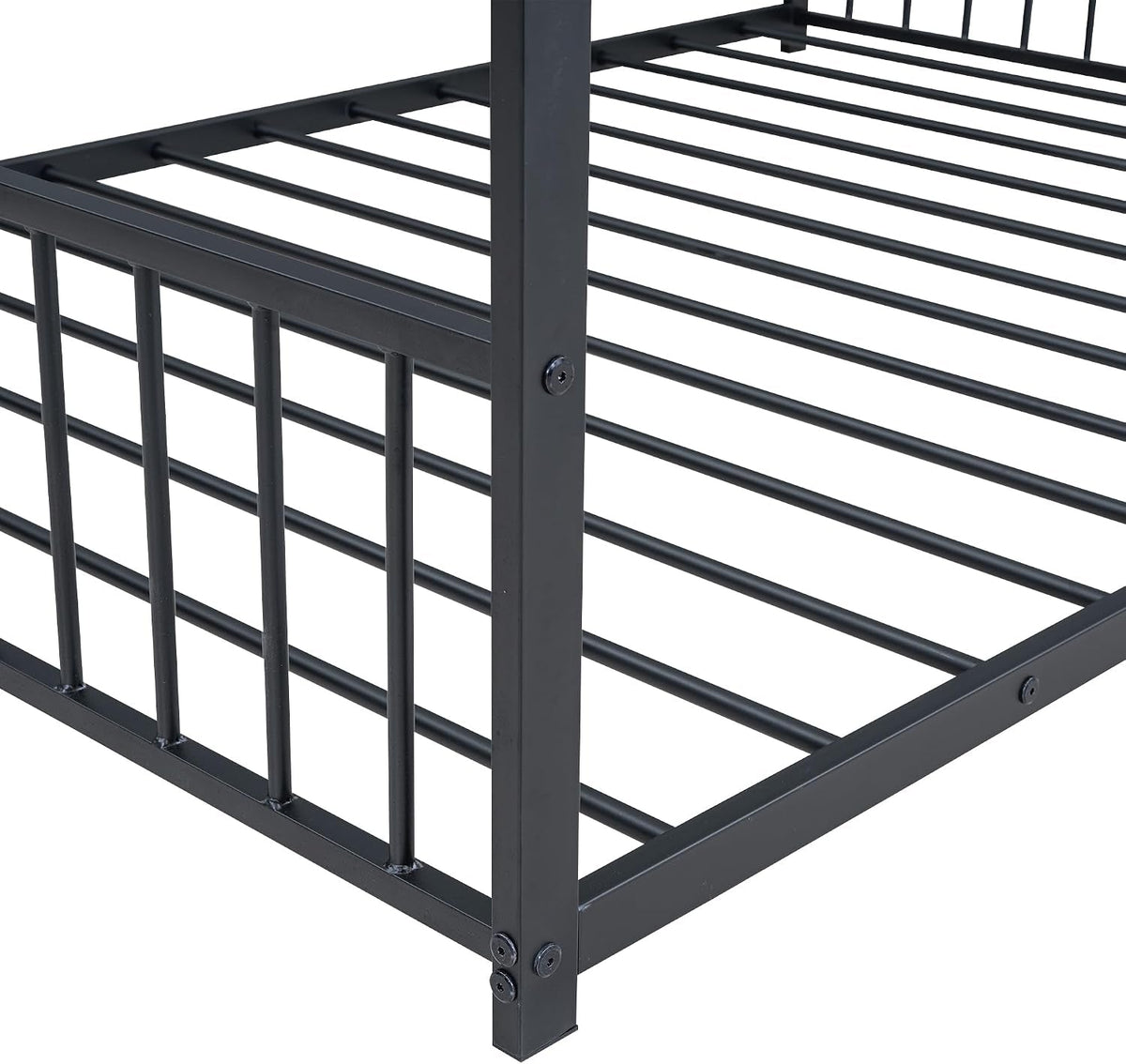 Montessori Oversized Floor Bed With Roof Playhouse