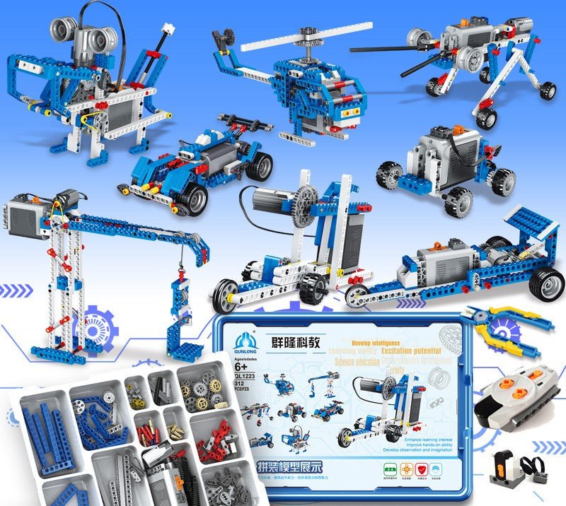 Children's Programmable Robot Set Science Educational Puzzle Building Blocks - 0 - LumeraKids