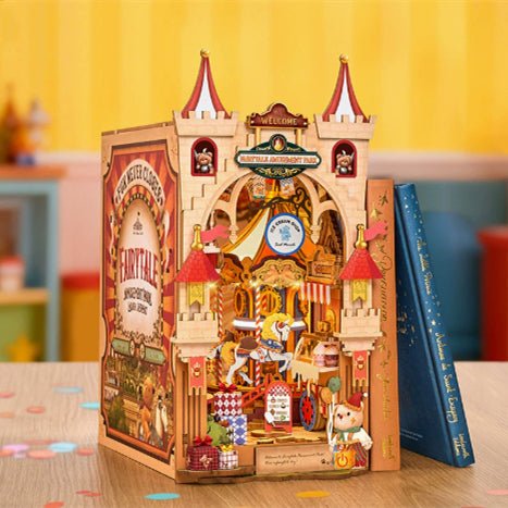 Fairytale Corner Amusement Park Bookend DIY Cottage Assembly Building Blocks 3D Puzzle - 0 - LumeraKids