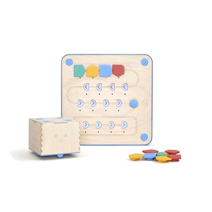 Cubetto Robot Codeur + Tapis Transparent 6x6 – Coffret STEM sans écran - LumeraKids