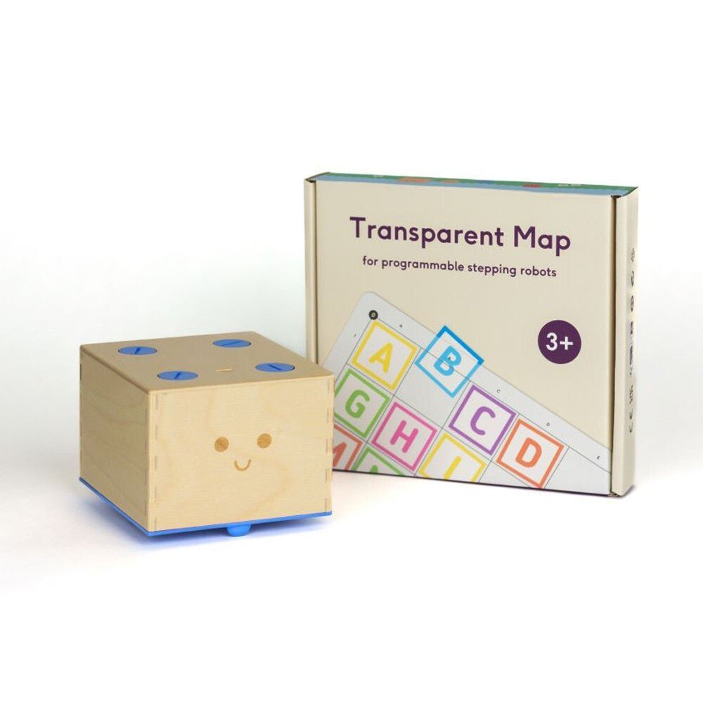 Cubetto Robot Codeur + Tapis Transparent 6x6 – Coffret STEM sans écran - LumeraKids