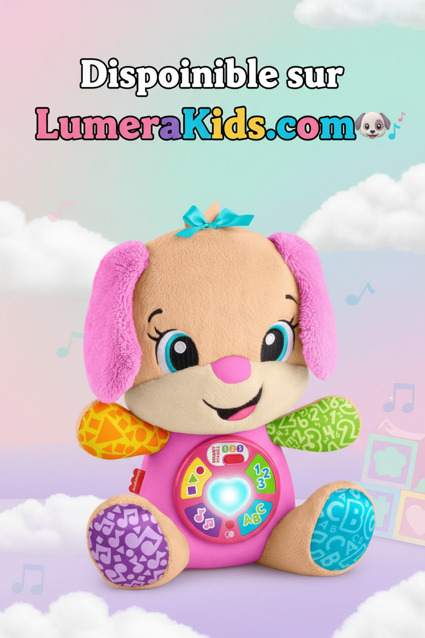 Visuel TikTok — Fisher-Price Chiot Musical LumeraKids